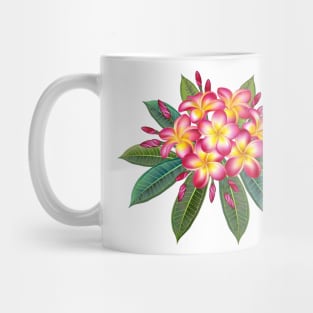 Blooming Pink Plumeria Mug